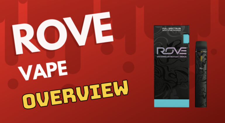 How to Use Rove Disposable Vape Pen